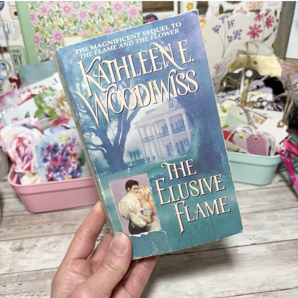 Lot Of 6 Kathleen E. Woodiwiss Historical Romance Novels Vintage Books Stepback